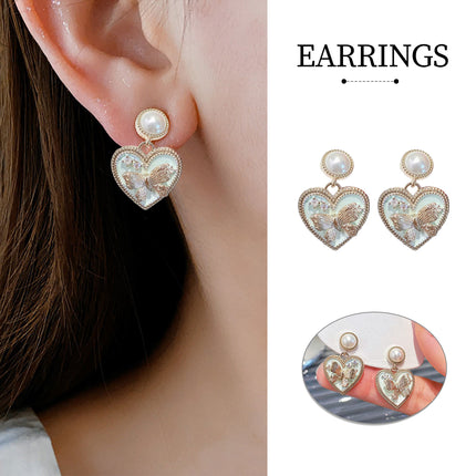 Luxury Butterfly Stud Earrings Elegant Fashion Jewelry Statement Earwear