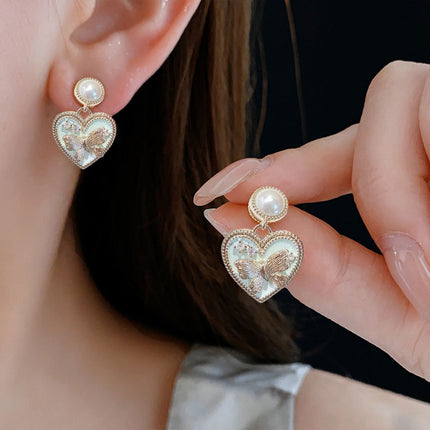 Luxury Butterfly Stud Earrings Elegant Fashion Jewelry Statement Earwear