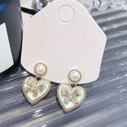 Luxury Butterfly Stud Earrings Elegant Fashion Jewelry Statement Earwear