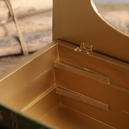 Retro Wooden Book Shape Tissue Box Simulation Decorative Tissue Holder For Home