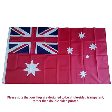 Large Australia Red Ensign Flag Duster Aussie Heavy Duty Marine Navy 90 x 150cm