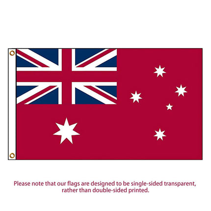 Large Australia Red Ensign Flag Duster Aussie Heavy Duty Marine Navy 90 x 150cm