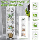 4 Tier Bathroom Corner Shelf Toilet Shower Storage Cabinet Rack Home Organizer