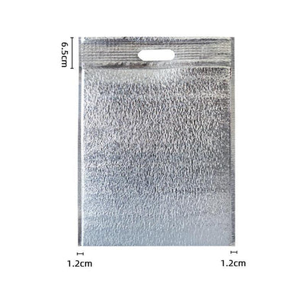 100Pcs Aluminum Foil Insulated Food Storage Bags for Thermal Cooling - Aimall