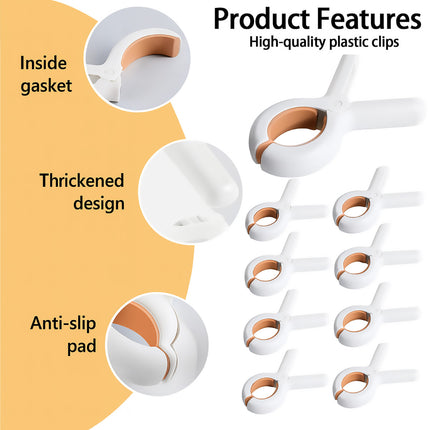 12 Pieces of Plastic Clothes Drying Clips Bed Sheet Clips Sock Clips Quilt Clips