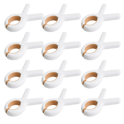 12 Pieces of Plastic Clothes Drying Clips Bed Sheet Clips Sock Clips Quilt Clips