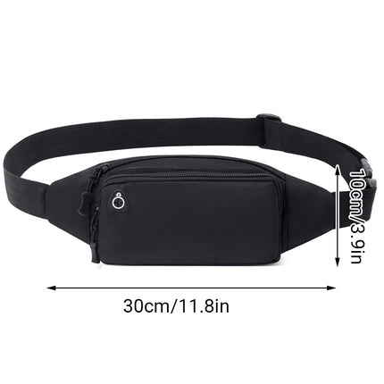 Bum Waist Bag Handy Belt Climbing Hiking Fanny Pack Zip Sport Pouch Large Unisex