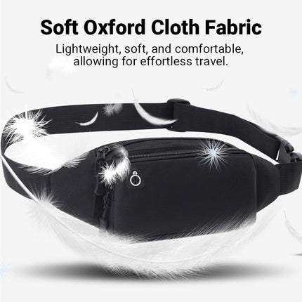 Bum Waist Bag Handy Belt Climbing Hiking Fanny Pack Zip Sport Pouch Large Unisex