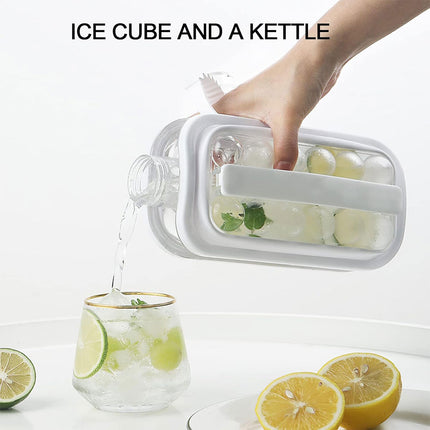 Portable Ice Hockey Pot Ice Cube Tray Water Bottle Clear Household Ice Maker