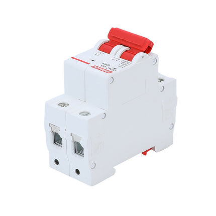 AC Circuit Breaker Solar 220-380V 2Pole Double MCB Mini 10-63 Amp
