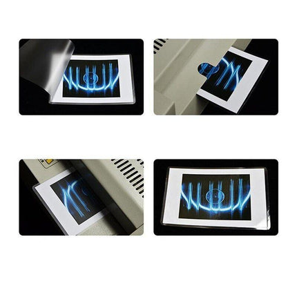 100 Pack A4 Laminator Laminating Pouches Laminate Sheets 80 Micron 22x 30.7mm