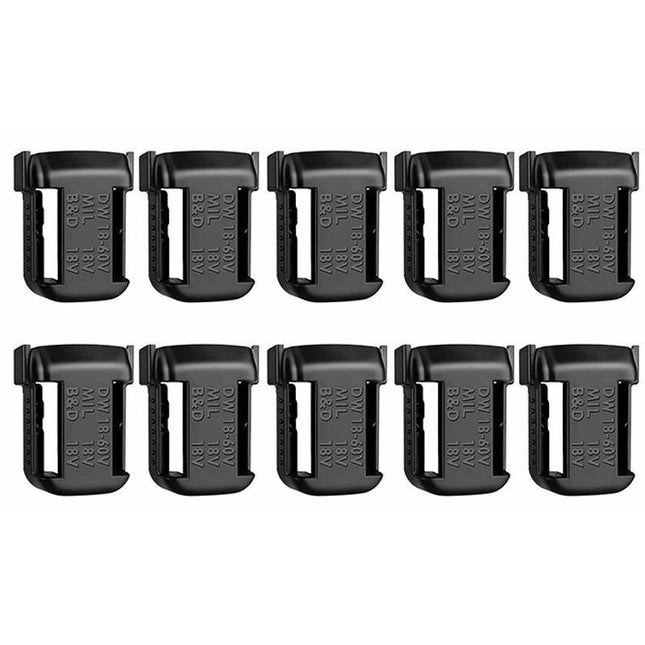10PCS Battery Holder Shelf Stand Rack Storage Mount Slots For Makita 18v Battery - Aimall