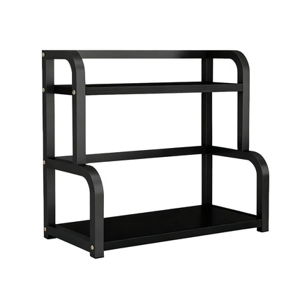 2 Tier Kitchen Spice Rack Storage Organizer Seasoning Stand Shelf Countertop