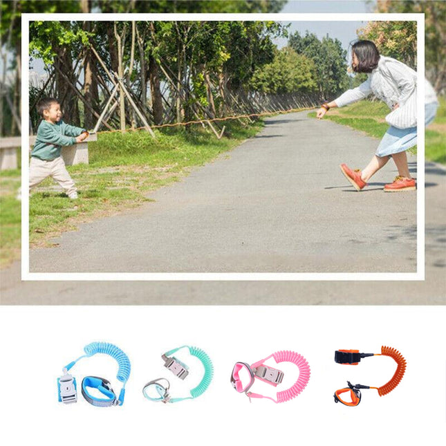 Adjustable Wrist Link Strap with Soft Cuff Anti-Loss Hand Band for Daily Walking Use