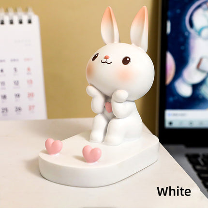 Cartoon Rabbit Phone Holder Desktop Stand Cute Mobile Phone Stand for Office