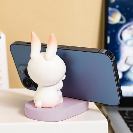 Cartoon Rabbit Phone Holder Desktop Stand Cute Mobile Phone Stand for Office