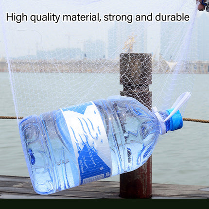 Hand Cast Net Ring Free Fishing Net for Outdoor Catching Shrimp Bait Fish