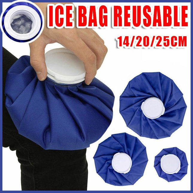 Ice Bag Reusable Injury Heat First Aid Cold Knee Head Pain Relief Cooler Pack - Aimall