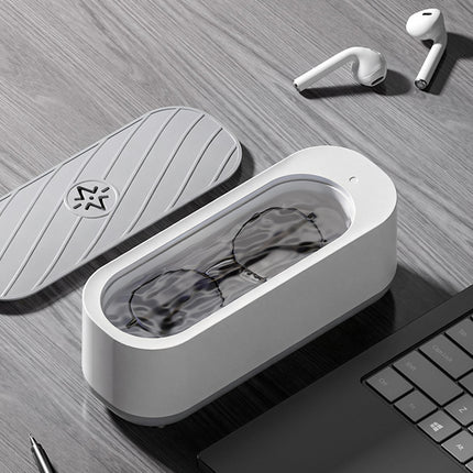 Sonic Wave Jewelry Glasses Watch Cleaner Tank Portable 300ml