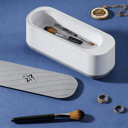 Sonic Wave Jewelry Glasses Watch Cleaner Tank Portable 300ml