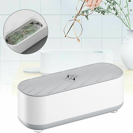 Sonic Wave Jewelry Glasses Watch Cleaner Tank Portable 300ml