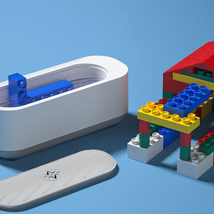 Sonic Wave Jewelry Glasses Watch Cleaner Tank Portable 300ml