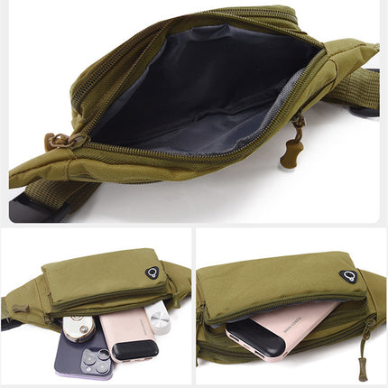 Bum Waist Bag Handy Belt Climbing Hiking Fanny Pack Zip Sport Pouch Large Unisex