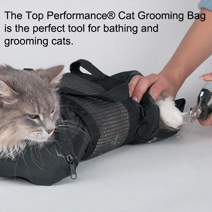 Cat Grooming Restraint Bag Pet Bath Wash Bags Nail Trimming Anti Scratch