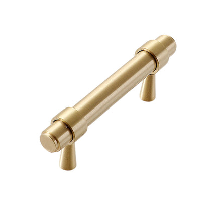8 Sizes Pure Copper Cabinet Handles Long Drawer Pulls for Wardrobe Door Furniture