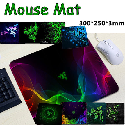 Gaming Mouse Pad 300x250mm Non Slip Rubber Base Mat for Laptop PC Computer