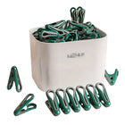 24pcs Clothes Pegs with Storage Basket Laundry Sock Clips Non Slip Drying Hanger