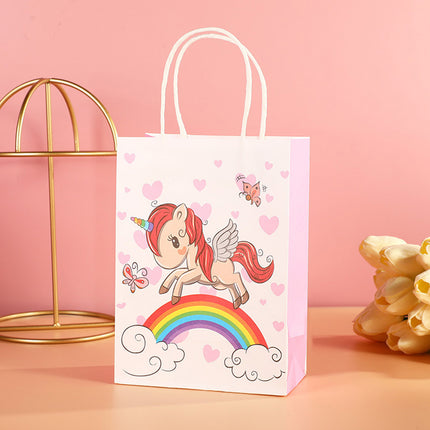 20PCS Unicorn Treat Paper Bags Candy Favour Boxes for Birthday Party 8x14cm