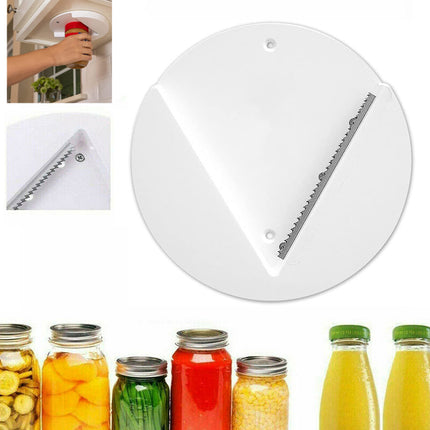 Under Cabinet Jar Opener Undermount Multipurpose Lid Gripper Bottle Opener Tools