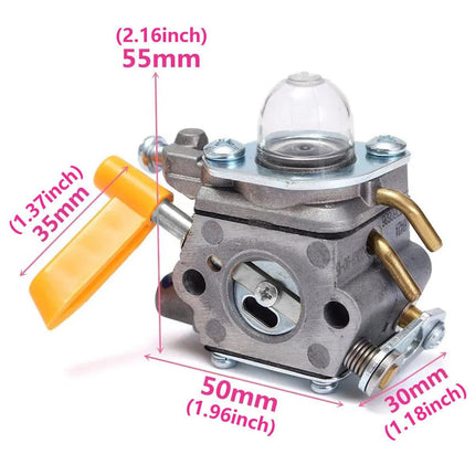 C1U-H60 Carburettor Replacement for Trimmer Blower Brushcutter Engine Parts