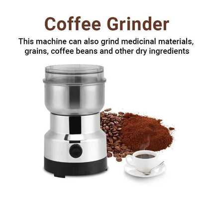 Electric Coffee Grinder Bean Spice Milling Stainless Steel Grinding Machine