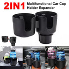 Car Cup Holder Organiser Dual 2-in-1 Adjustable Drink Holder for Vehicles