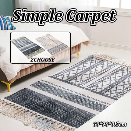 Carpet Simple Floor Mat Living Room Table Bedroom Decorative Soft Indoor Rug