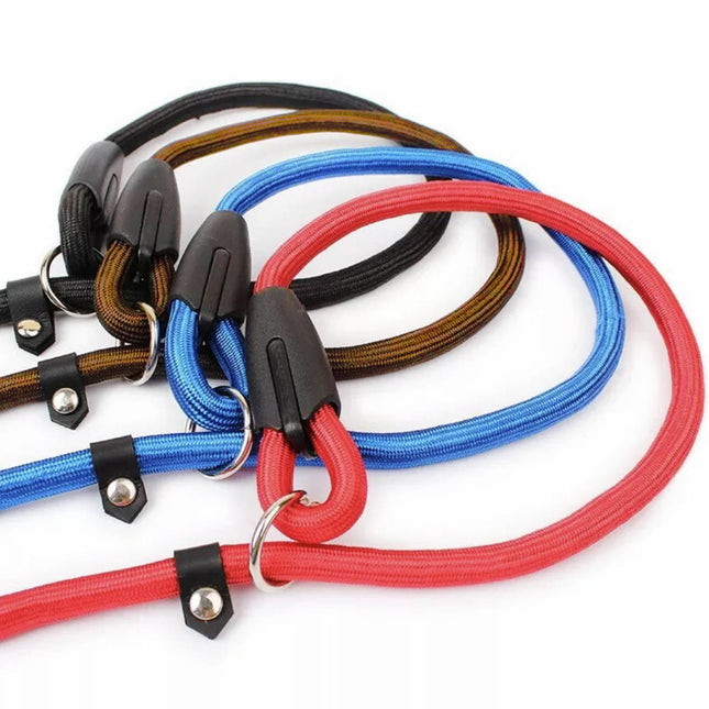 Dog Training Correction Leash Lead Cesar Puppy Pets Millan Slip Nylon Rope 10*140mm