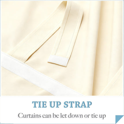 Home Blackout Door Curtain Thermal Insulated Durable for Bedroom Living Room