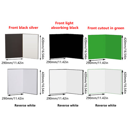 A3 Foldable Photography Cardboard Background Sheet for Product Photo Studio Use