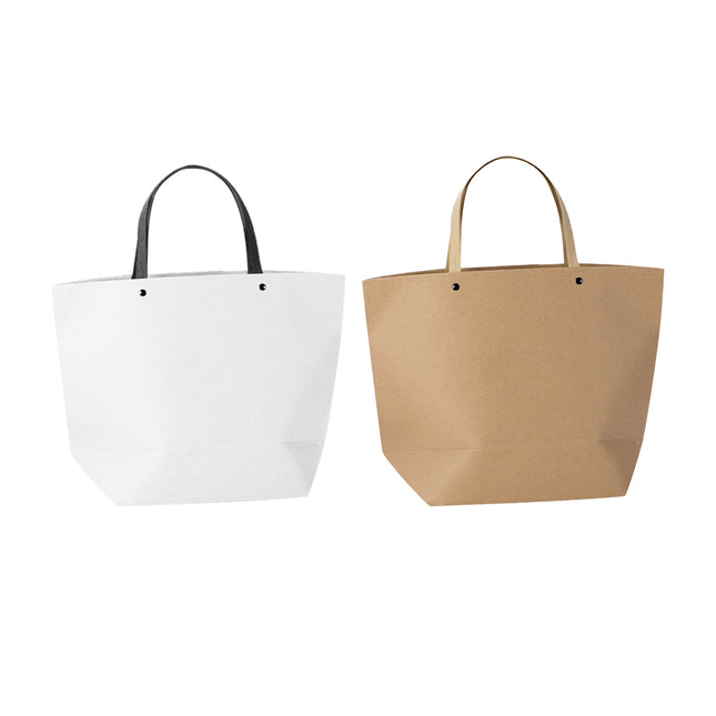 10 PCS Boat Shaped Paper Tote Bag Gift Shopping Bag for Clothing Recyclable
