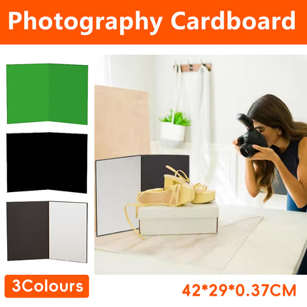 A3 Foldable Photography Cardboard Background Sheet for Product Photo Studio Use