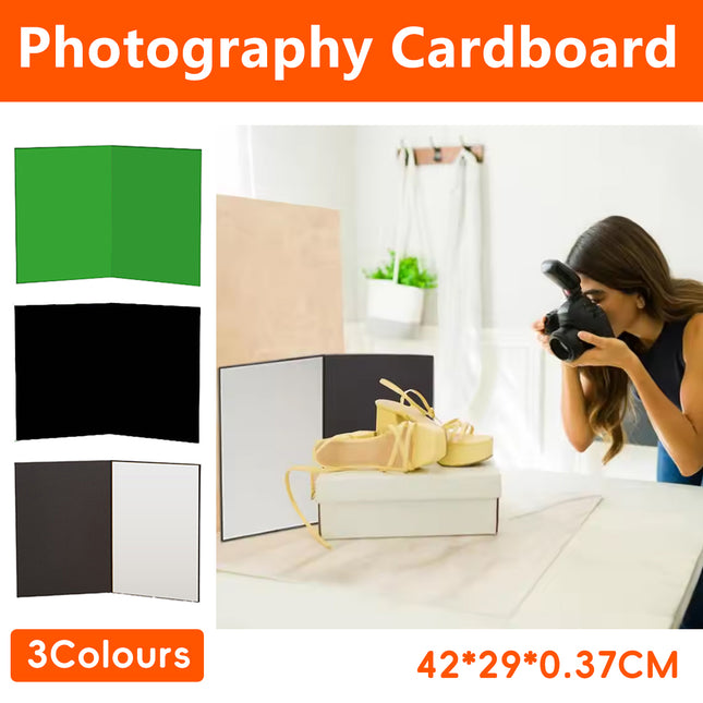 A3 Foldable Photography Cardboard Background Sheet for Product Photo Studio Use