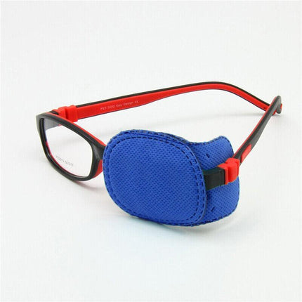 Universal Eye Patch Mask for Strabismus and Amblyopia Glasses Cover Training Aid