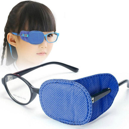 Universal Eye Patch Mask for Strabismus and Amblyopia Glasses Cover Training Aid