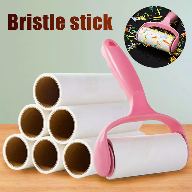 Sticky Lint Roller & 6 Refill Pet Dog Cat Hair Remover Clothes Car Dust Cleaning