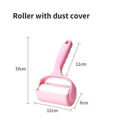 Sticky Lint Roller & 6 Refill Pet Dog Cat Hair Remover Clothes Car Dust Cleaning