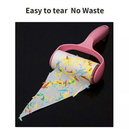 Sticky Lint Roller & 6 Refill Pet Dog Cat Hair Remover Clothes Car Dust Cleaning