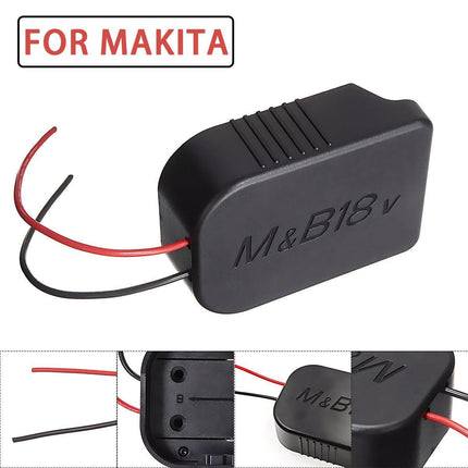 18V Li-ion Battery Adapter DIY Wire Cable Connect Output Tool For Makita