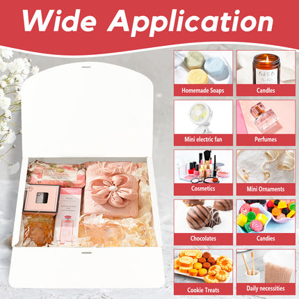 10PCS Foldable Gift Box Waterproof Moisture Proof for Birthday Christmas Wedding